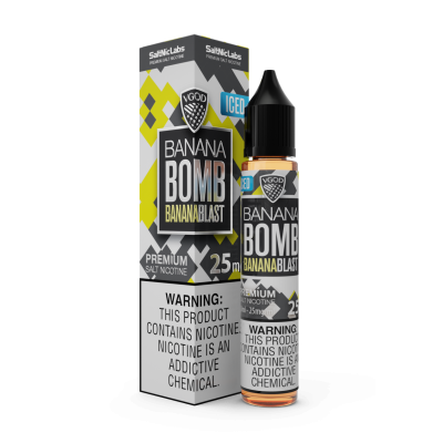 Vgod Banana Bomb Iced Salt Likit Vgod Banana Bomb Iced Salt Likit
