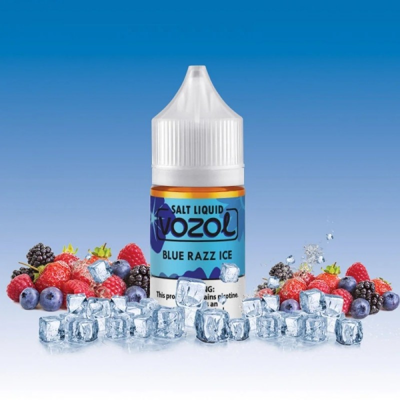 Vozol Blue Razz Ice Salt Likit 30ml Vozol Blue Razz Ice Salt Likit 30ml
