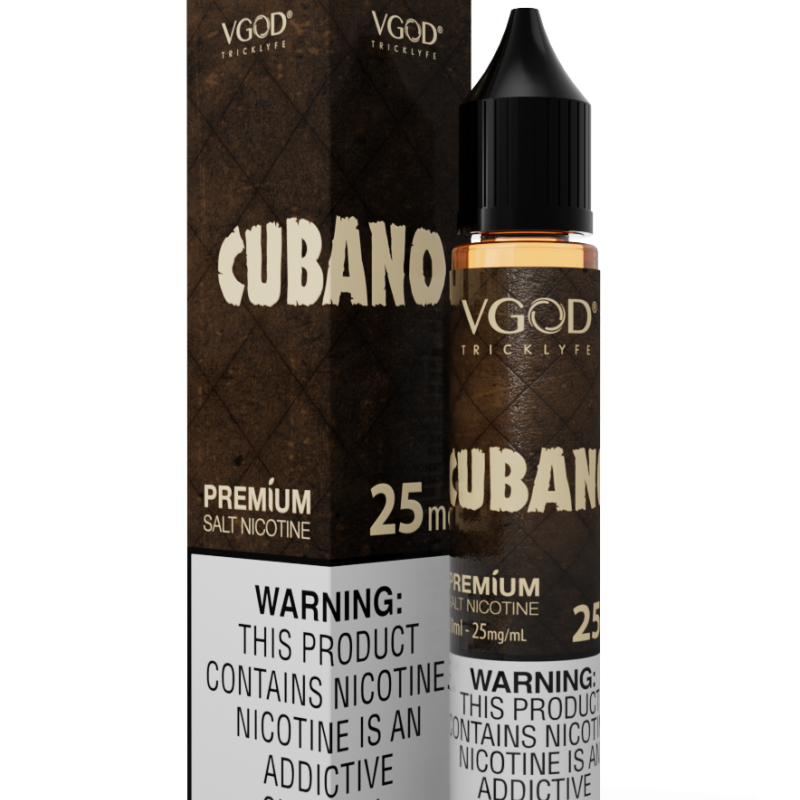 Vgod Cubano Salt Likit Vgod Cubano Salt Likit