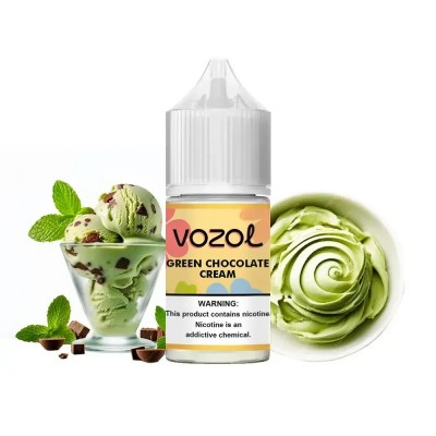 Vozol Green Chocolate Salt Likit 30ml Vozol Green Chocolate Salt Likit 30ml