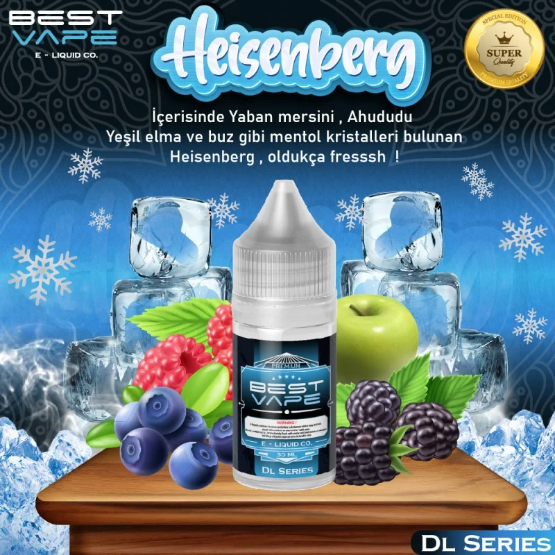 Best Vape Heisenberg Likit 30ml Best Vape Heisenberg Likit 30ml