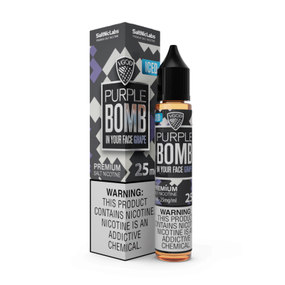 Vgod Purple Bomb Iced Salt Likit Vgod Purple Bomb Iced Salt Likit