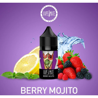 Vape Mate Berry Mojito Salt Likit 30ml Vape Mate Berry Mojito Salt Likit 30ml