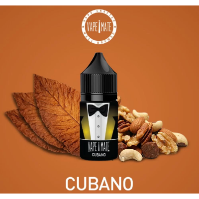 Vape Mate Cubano Salt Likit 30ml Vape Mate Cubano Salt Likit 30ml